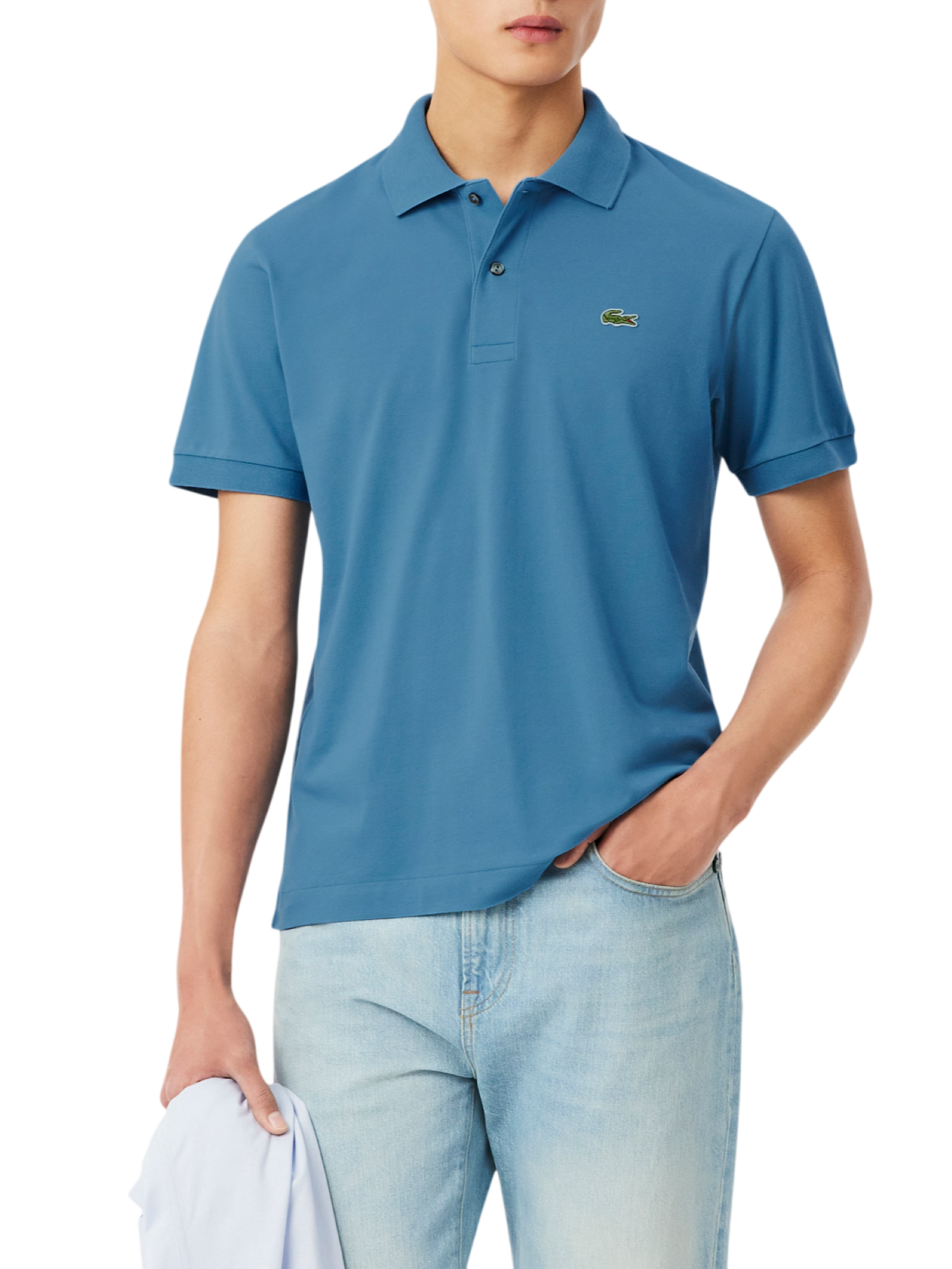 Lacoste polo manica corta 12.12 light in piquè indaco PH9851 JBK LACOSTE 