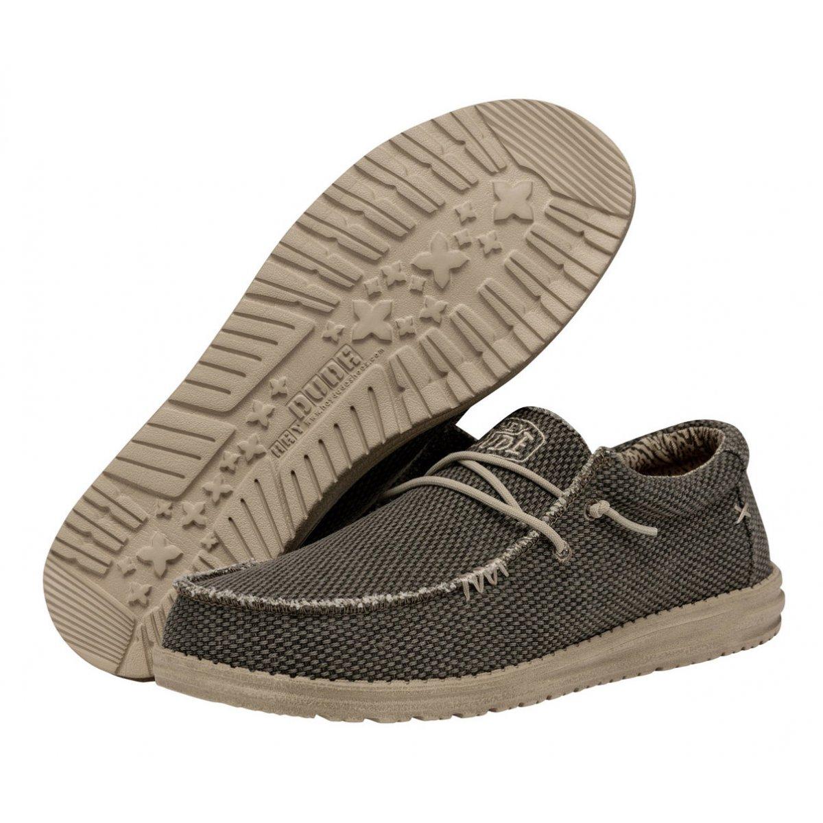Hey Dude mocassini Wally Braided verde militare 40003 3VE HEY DUDE 