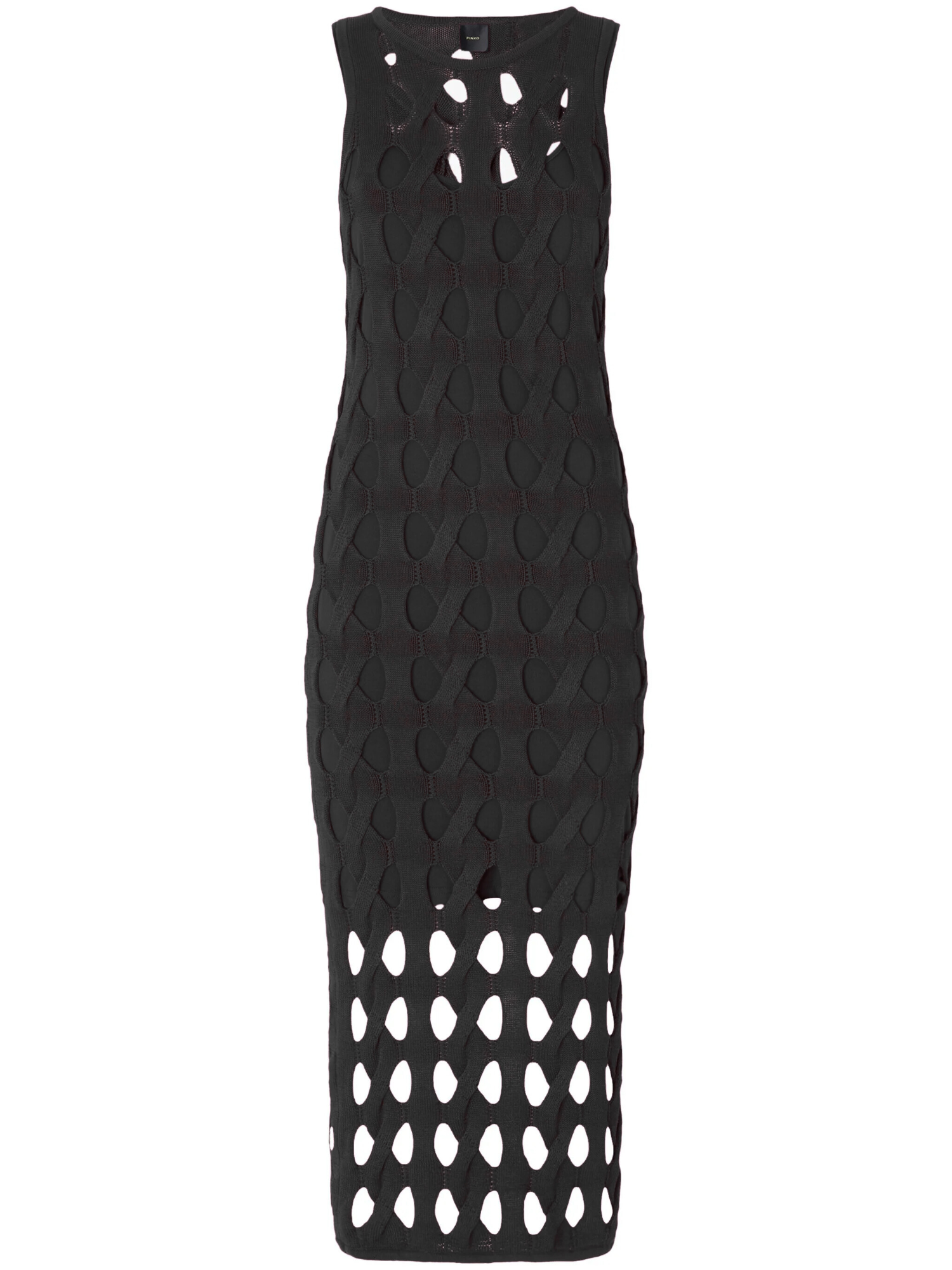Pinko abito Allan in maglia traforata nero 105190-A2LW Z99 PINKO 