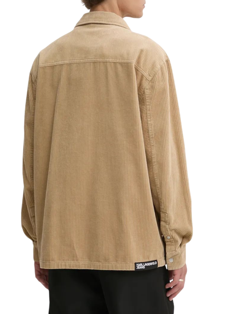 Karl Lagerfeld Jeans giacca in velluto a coste beige 246D1606 J422 KARL LAGERFELD 