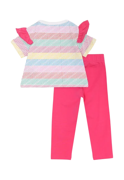John Richmond completo T-shirt e leggings multicolor fucsia RIP25020CJ MULTICOLOR John RICHMOND 