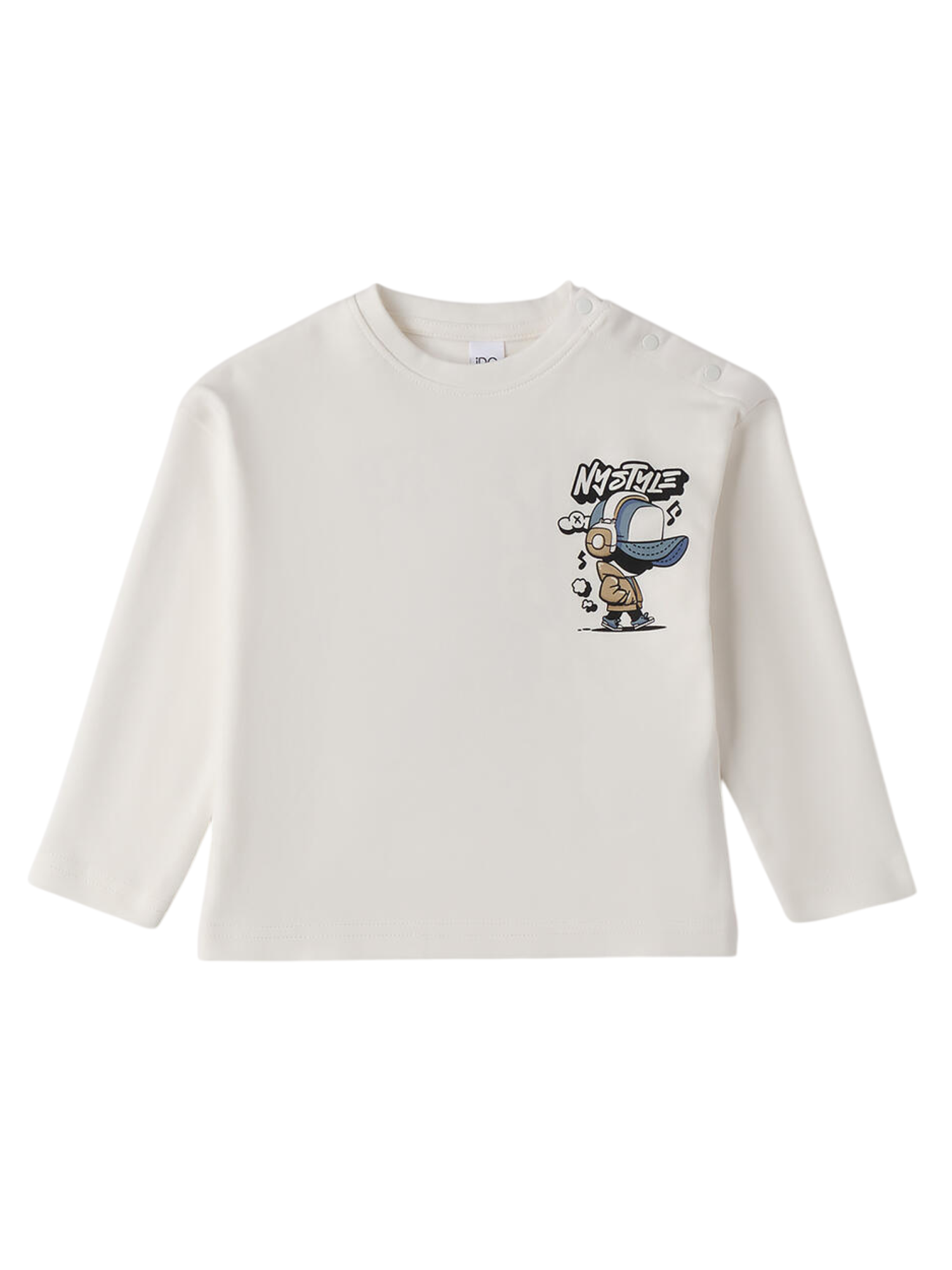 iDo T-shirt manica lunga bambino bianco 4F255 0112 iDO 