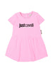 Just Cavalli abito neonata Akkay con logo rosa