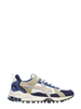 W6yz sneakers uomo Breeze in suede e tessuto tecnico blu verde