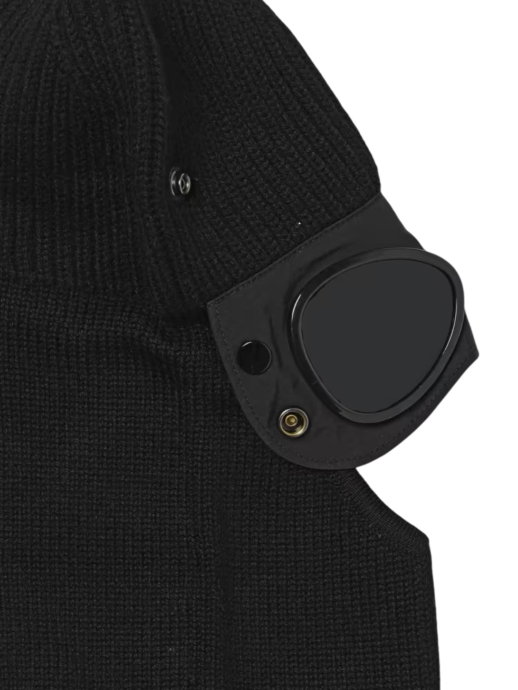 C.P. Company balaclava bambino con occhiali nero CUX00O-LHE71 60100 C.P. COMPANY U16 