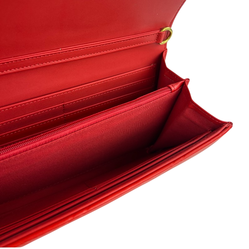 Marc Ellis borsa pochette Zaira in ecopelle trapuntata rosso ZAIRA RIO RED MARC ELLIS 