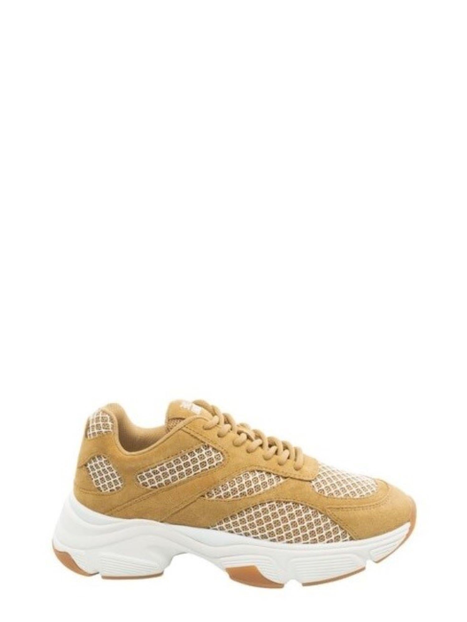 Love Moschino sneakers donna in mesh e suede beige JA15446G1O-IQ7 10B MOSCHINO LOVE 