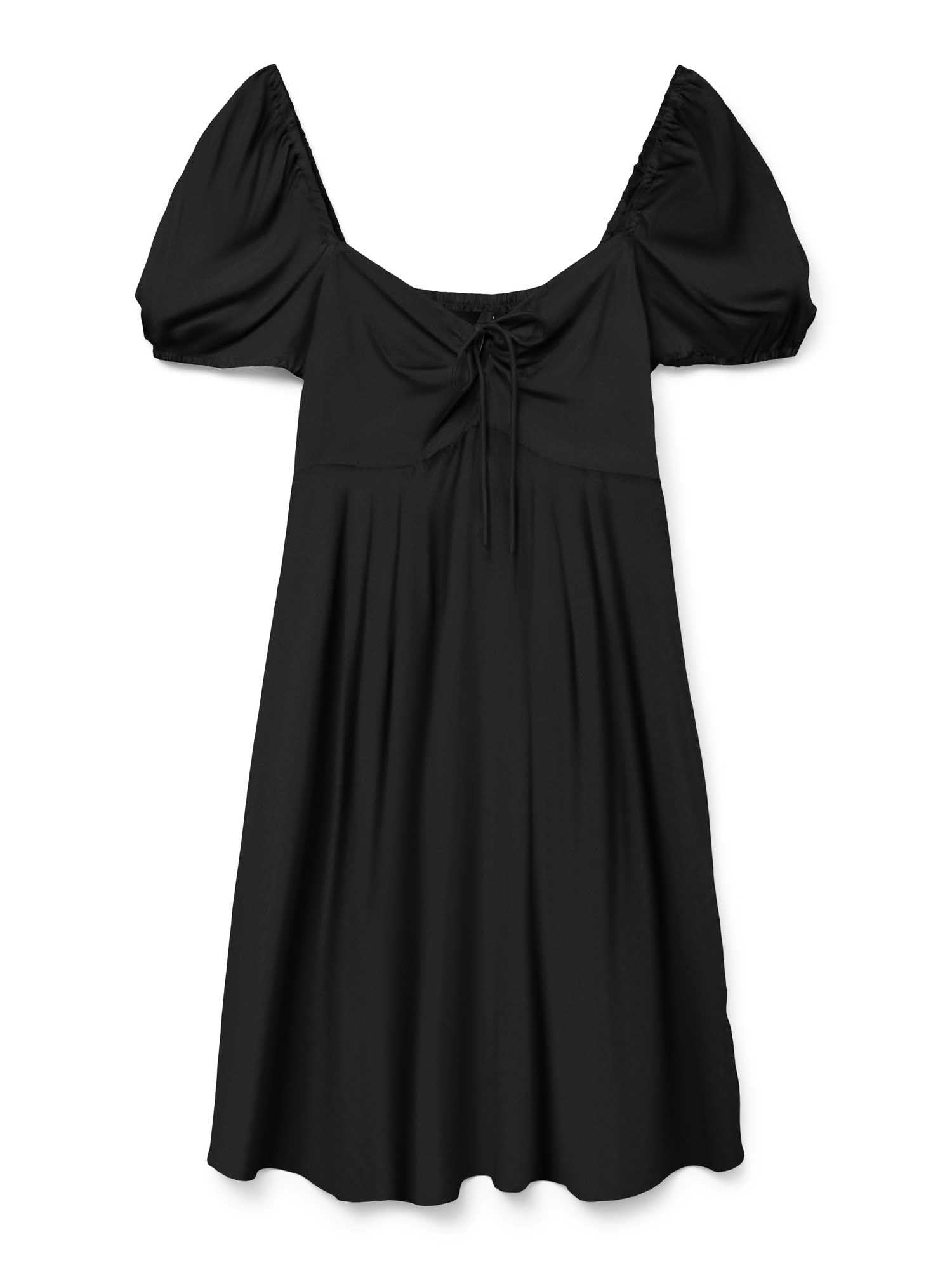 Vero Moda abito corto in viscosa nero 10328768 BLACK VERO MODA 