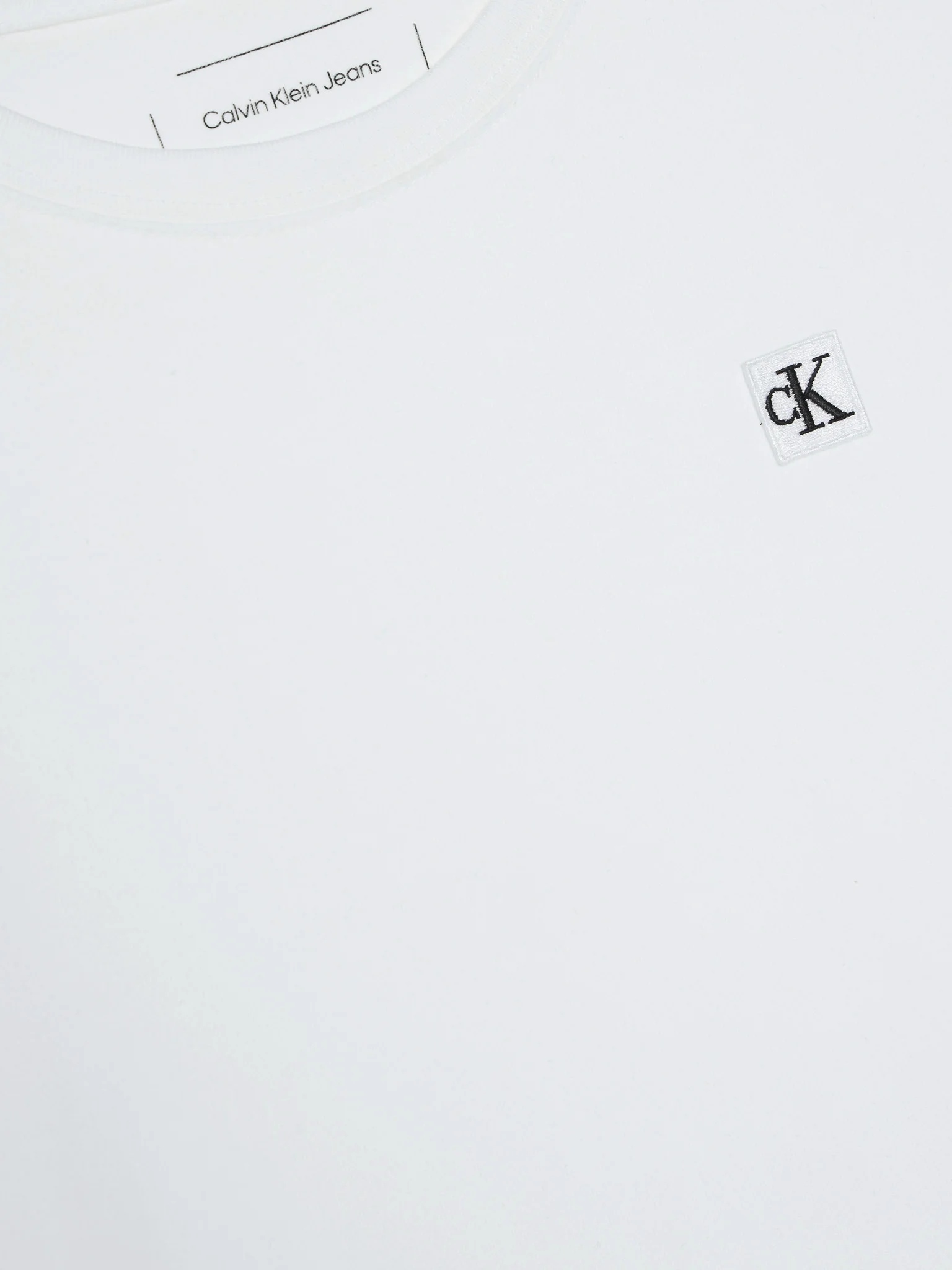 Calvin Klein Jeans T-shirt bambino manica corta bianco IU0IU00543 YAF Calvin Klein Jeans 