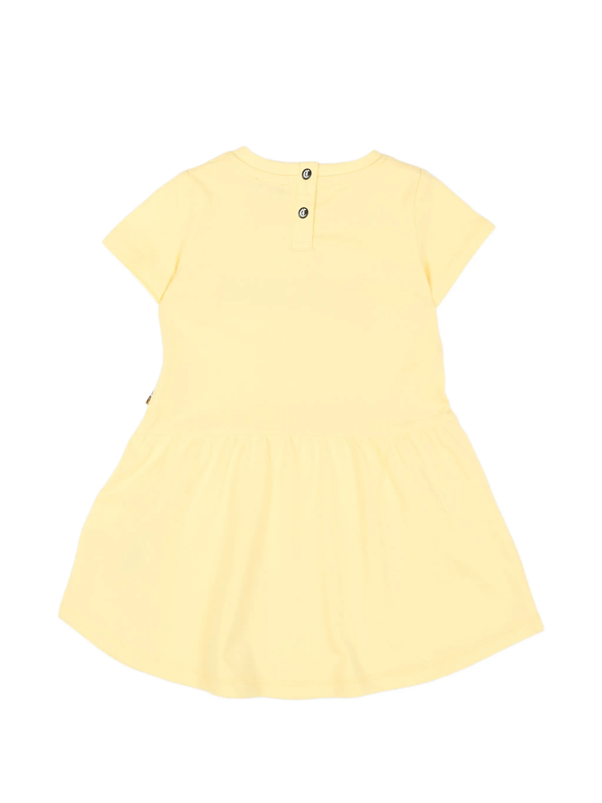 Just Cavalli abito neonata Akkay con logo giallo JIP26026VE YELLOW KISSES JUST CAVALLI 