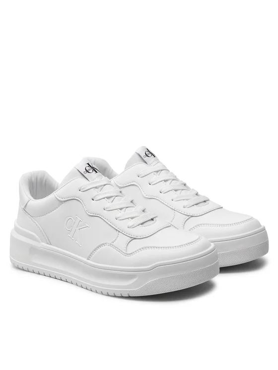 Calvin Klein Jeans sneakers in ecopelle con logo monogram bianco V3A9-80980-1355 100 Calvin Klein Footwear 