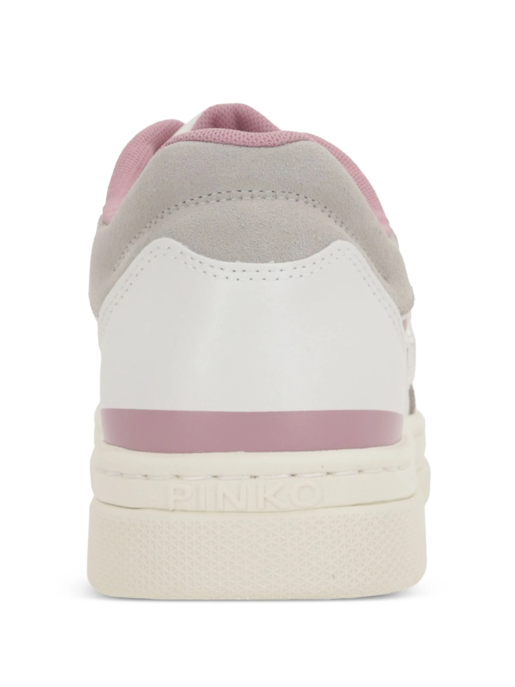 Pinko sneakers Mandy in pelle e suede con logo bianco grigio rosa SS0075P021 ZN3 PINKO 