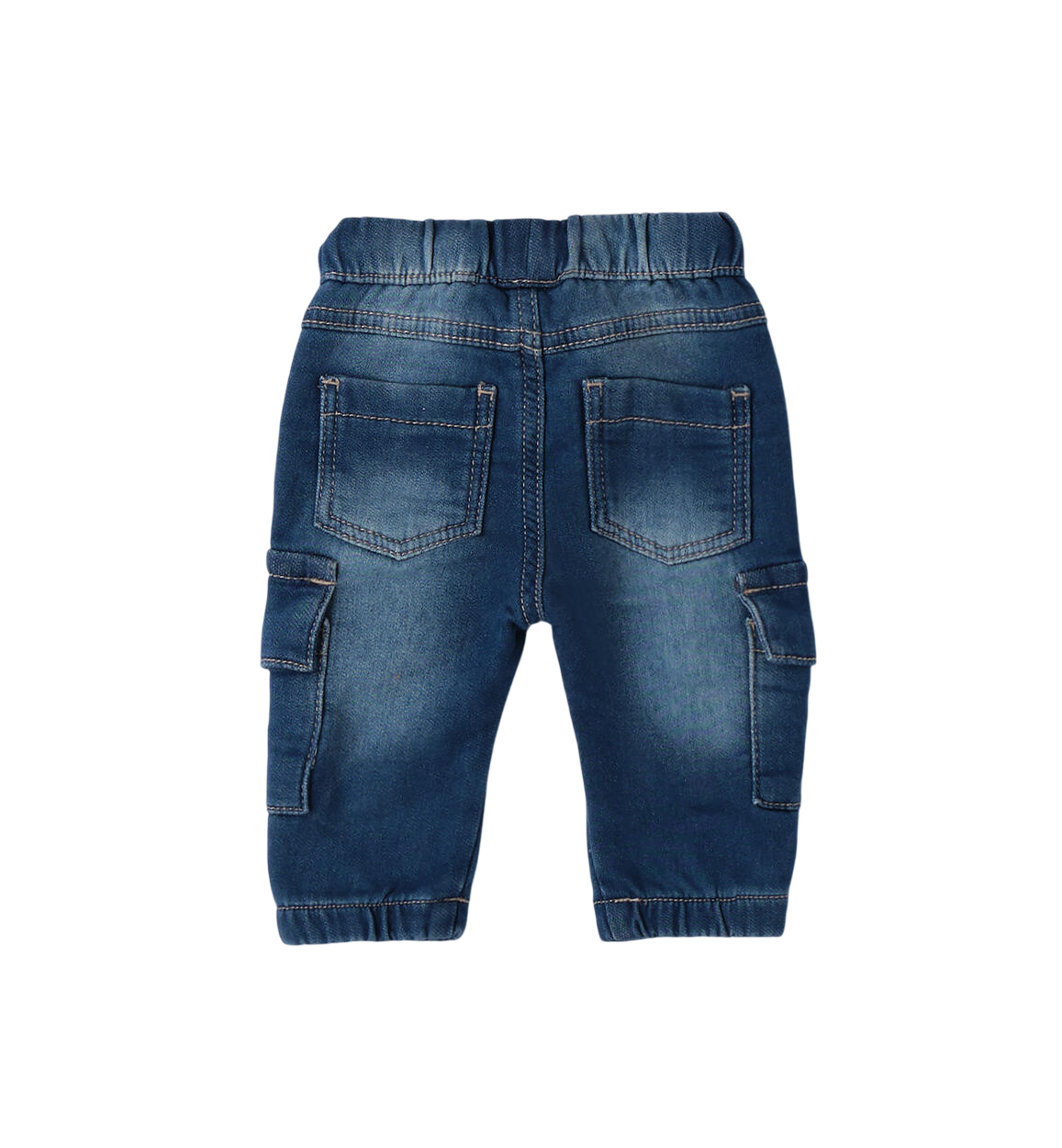 iDo jeans cargo neonato lavaggio blu 4F066 7400 iDO 