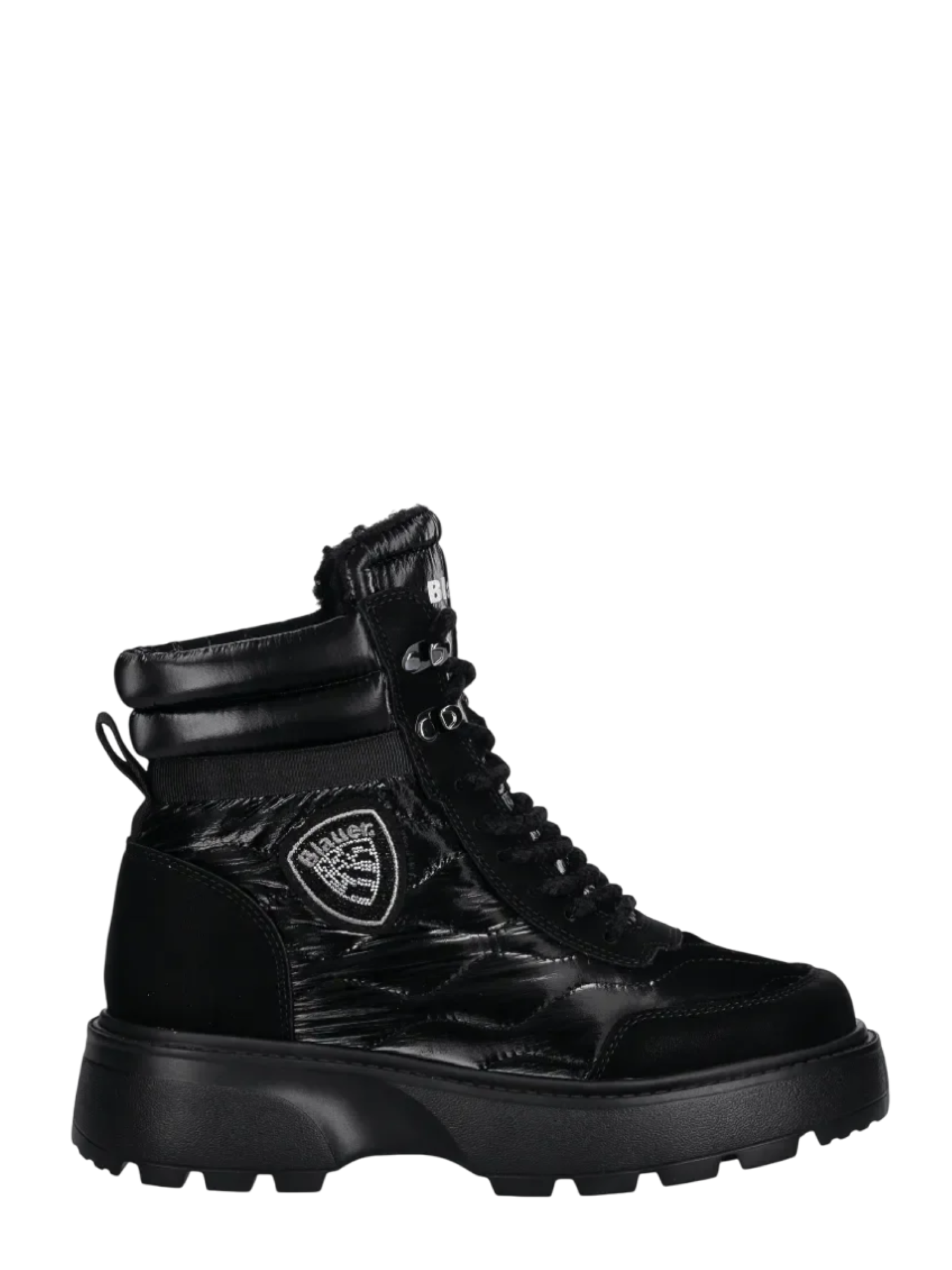 Blauer stivaletti Blanca in nylon ed ecopelle nero F5BLANCA03-NYP BLK BLAUER 