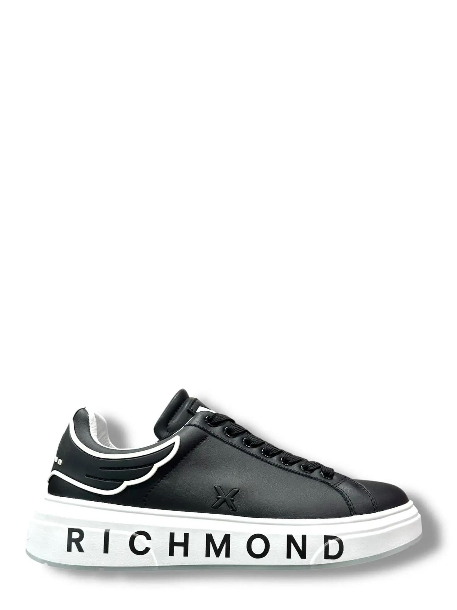 John Richmond sneakers uomo in pelle nero 29102-CP B John RICHMOND 