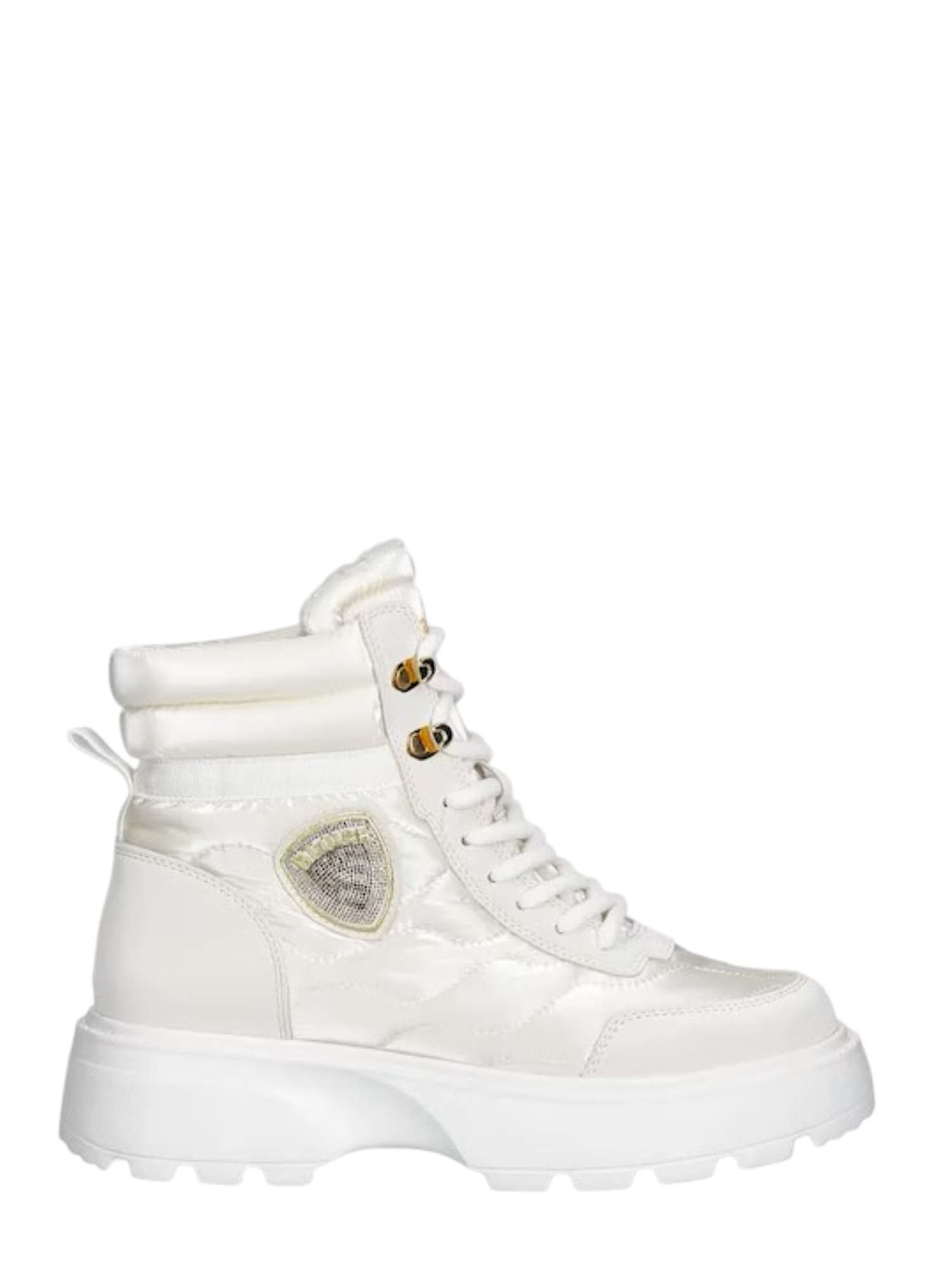 Blauer stivaletti Blanca in nylon ed ecopelle bianco F5BLANCA03-NYP WHI BLAUER 
