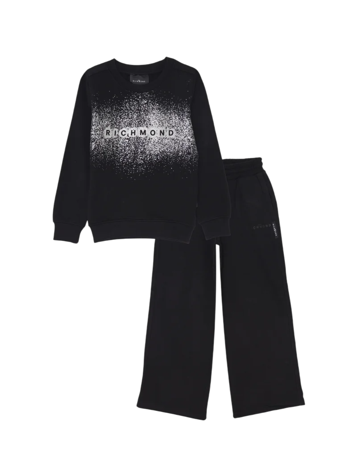 John Richmond tuta sportiva Orana con glitter nero RGA25007CF BLACK John RICHMOND 