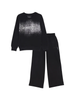 John Richmond tuta sportiva Orana con glitter nero