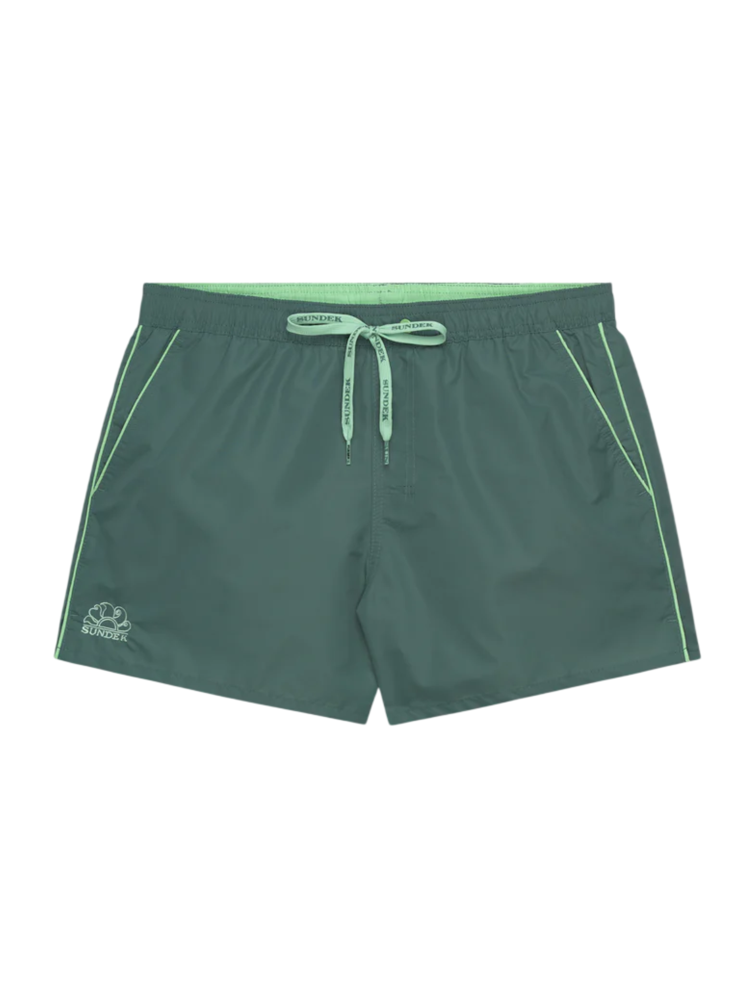 Sundek boxer mare uomo con logo verde salvia M700BDTA100 A1602 SUNDEK 