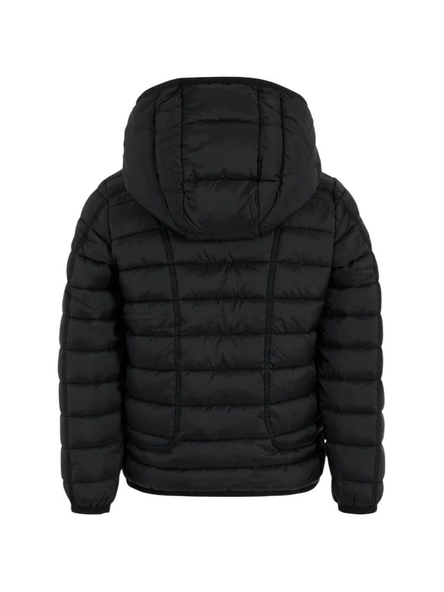 Diesel giubbino imbottito trapuntato con cappuccio nero J02425-KXBRD K900 DIESEL 