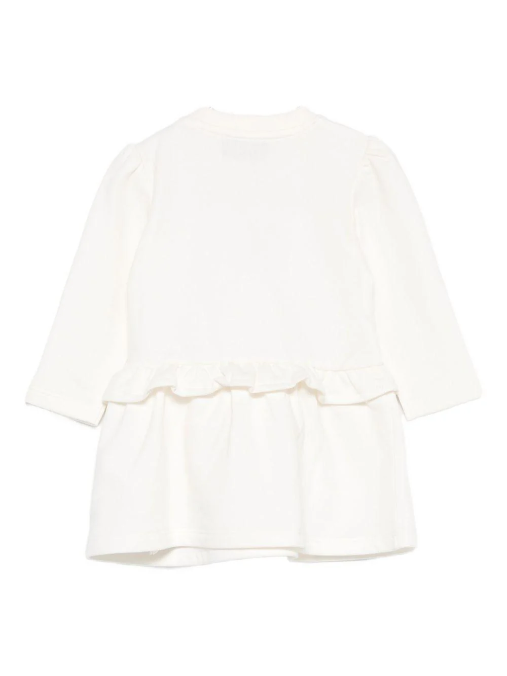 Moschino abito neonata in felpa con orsetto panna MDV0D1-LCA60 10063 MOSCHINO 