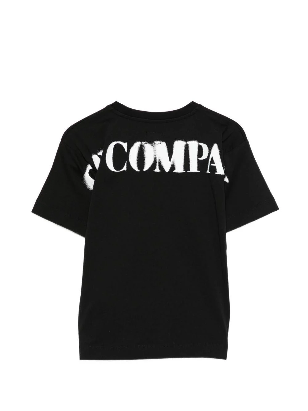 C.P. Company T-shirt bambino manica corta con logo nero CUM00W-LAA17 60100 C.P. COMPANY U16 