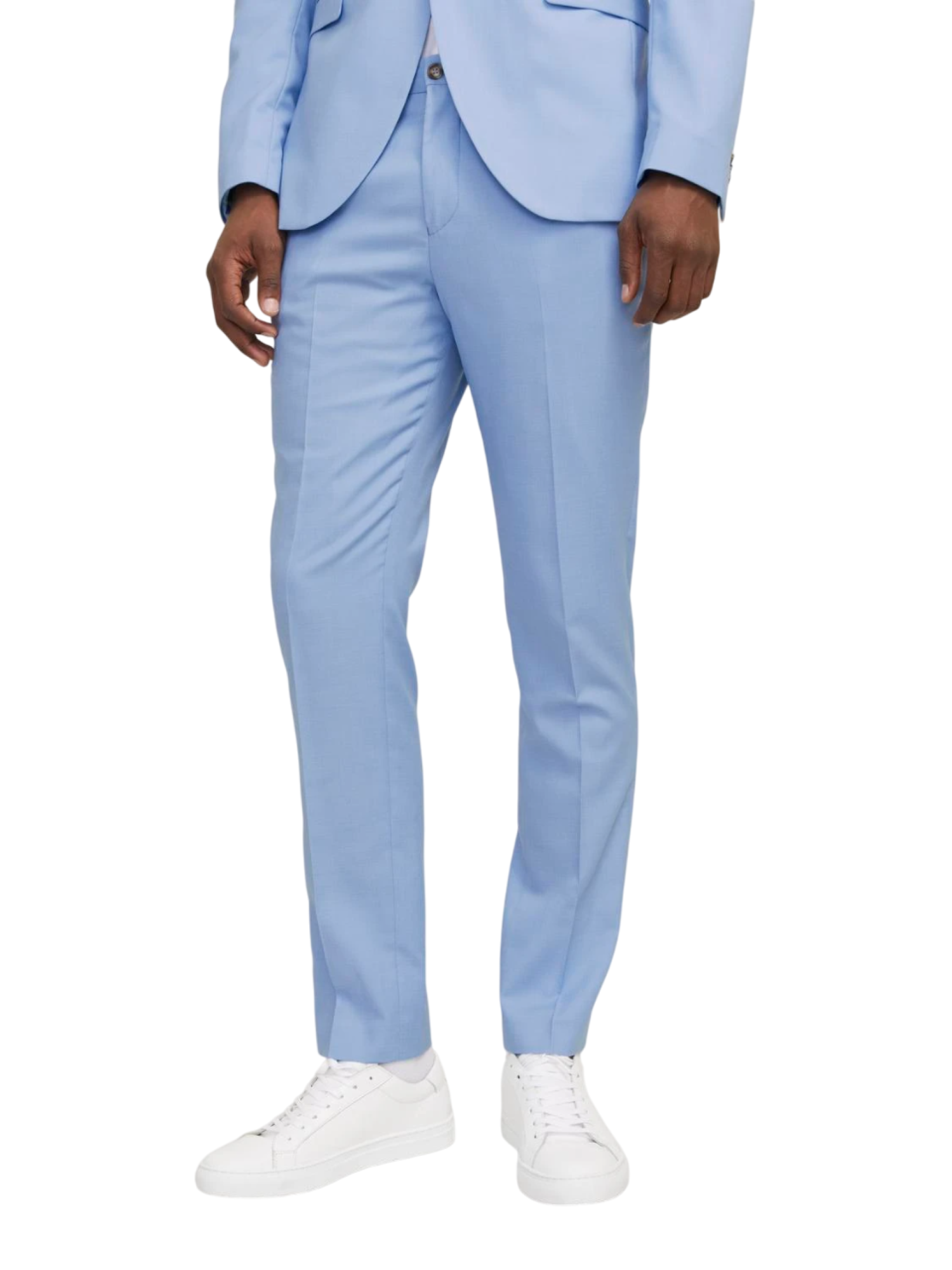 Jack&Jones pantaloni Solaris slim fit azzurro 12141112 CHAMBRAY BLUE JACK&JONES 