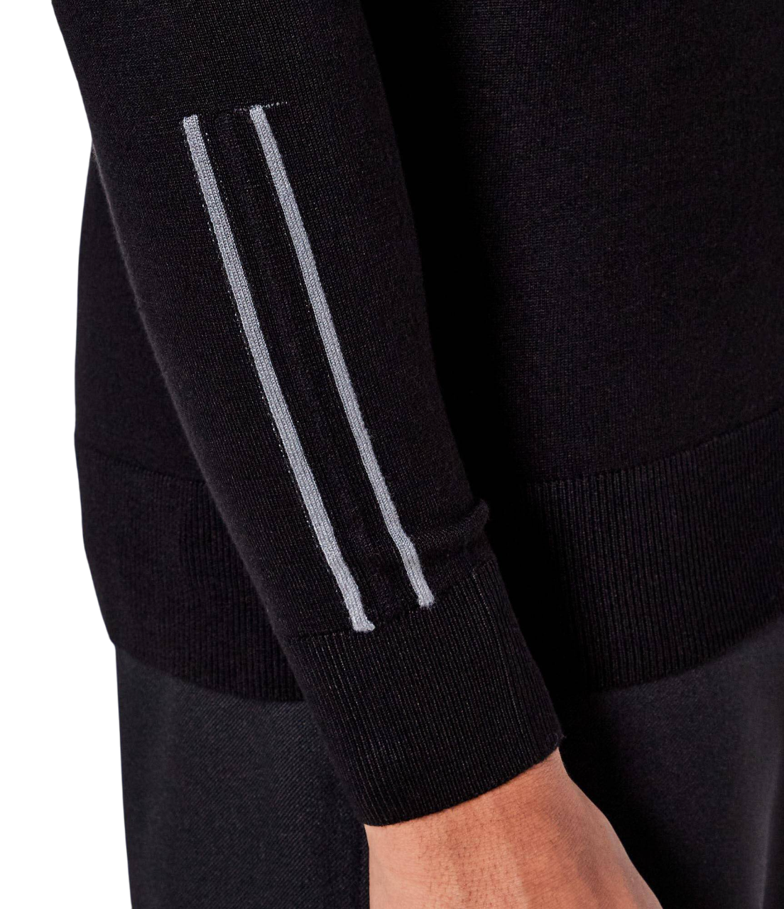 John Richmond maglia girocollo Cuanza nero UMA25054MA BLACK John RICHMOND 