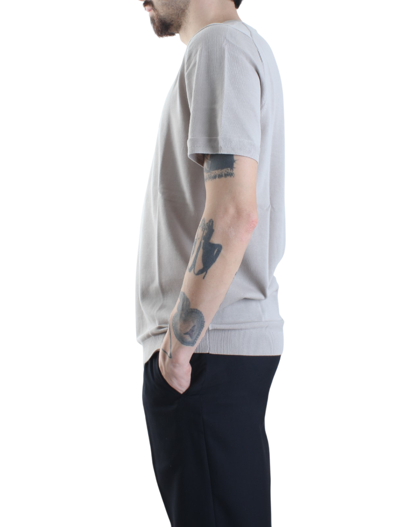 Opificio 4.0 maglia manica corta basic ecrù 651001 CORDA Opificio 4.0 