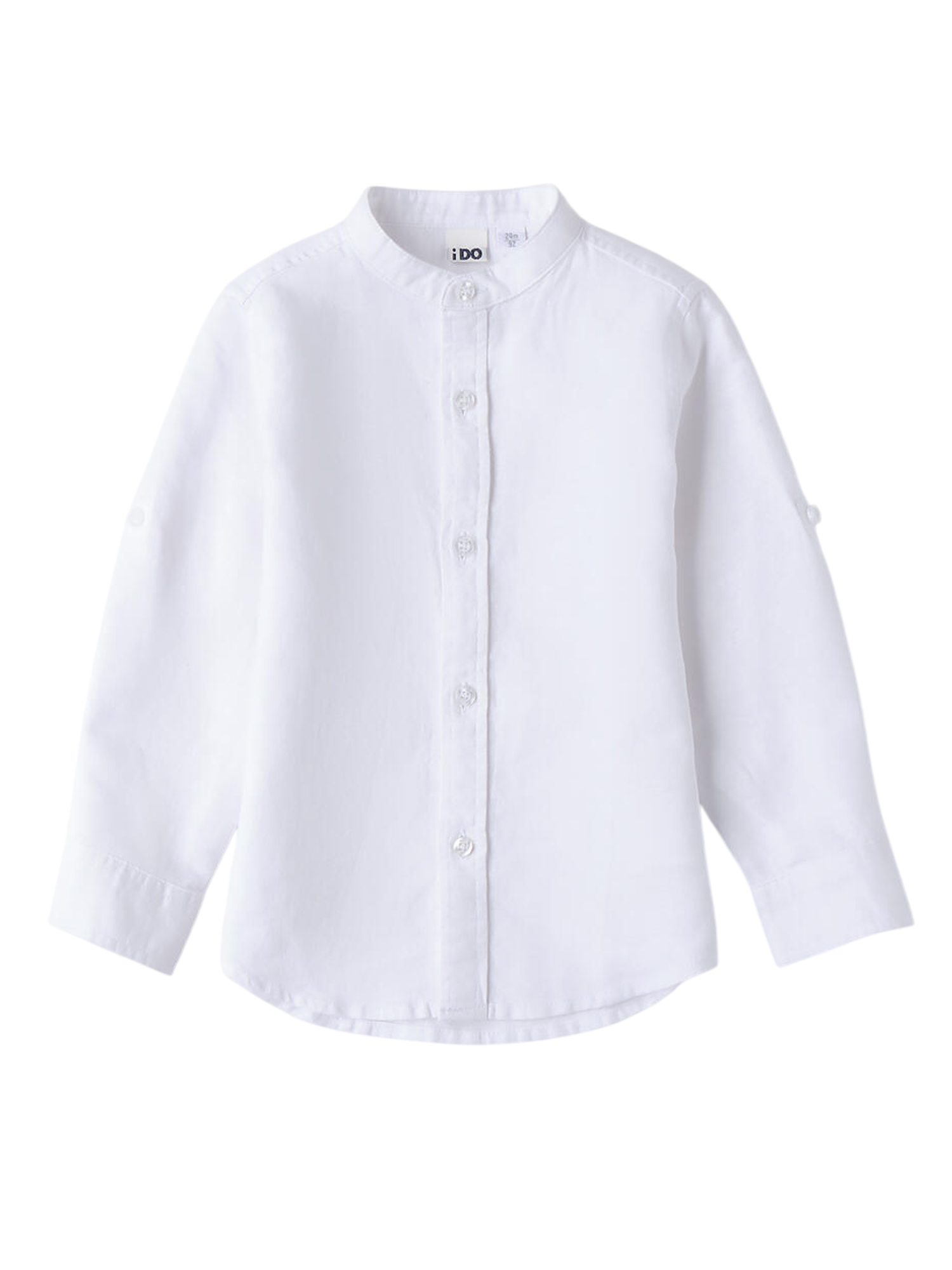iDo camicia alla coreana maniche lunghe bianco 4B228 0113 iDO 