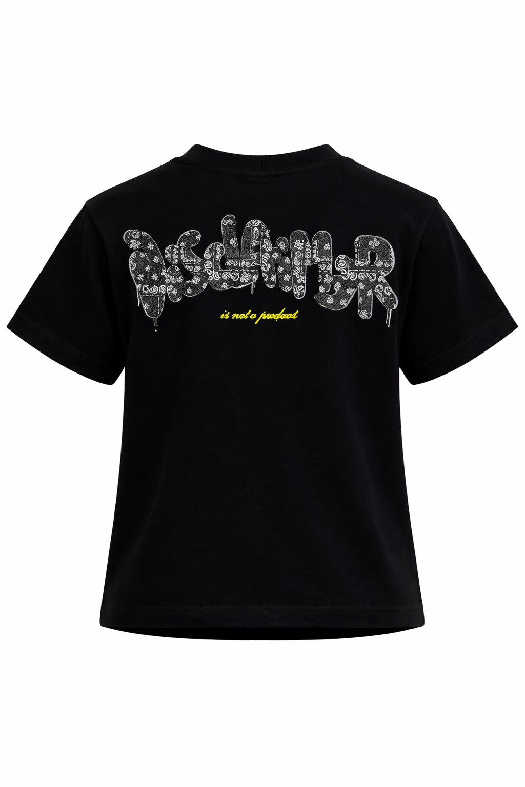 Disclaimer T-shirt bambino manica corta con logo nero 58851 NERO DISCLAIMER 
