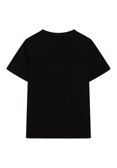 Boss T-shirt maniche corte in jersey con logo nero J25P23 NERO BOSS 