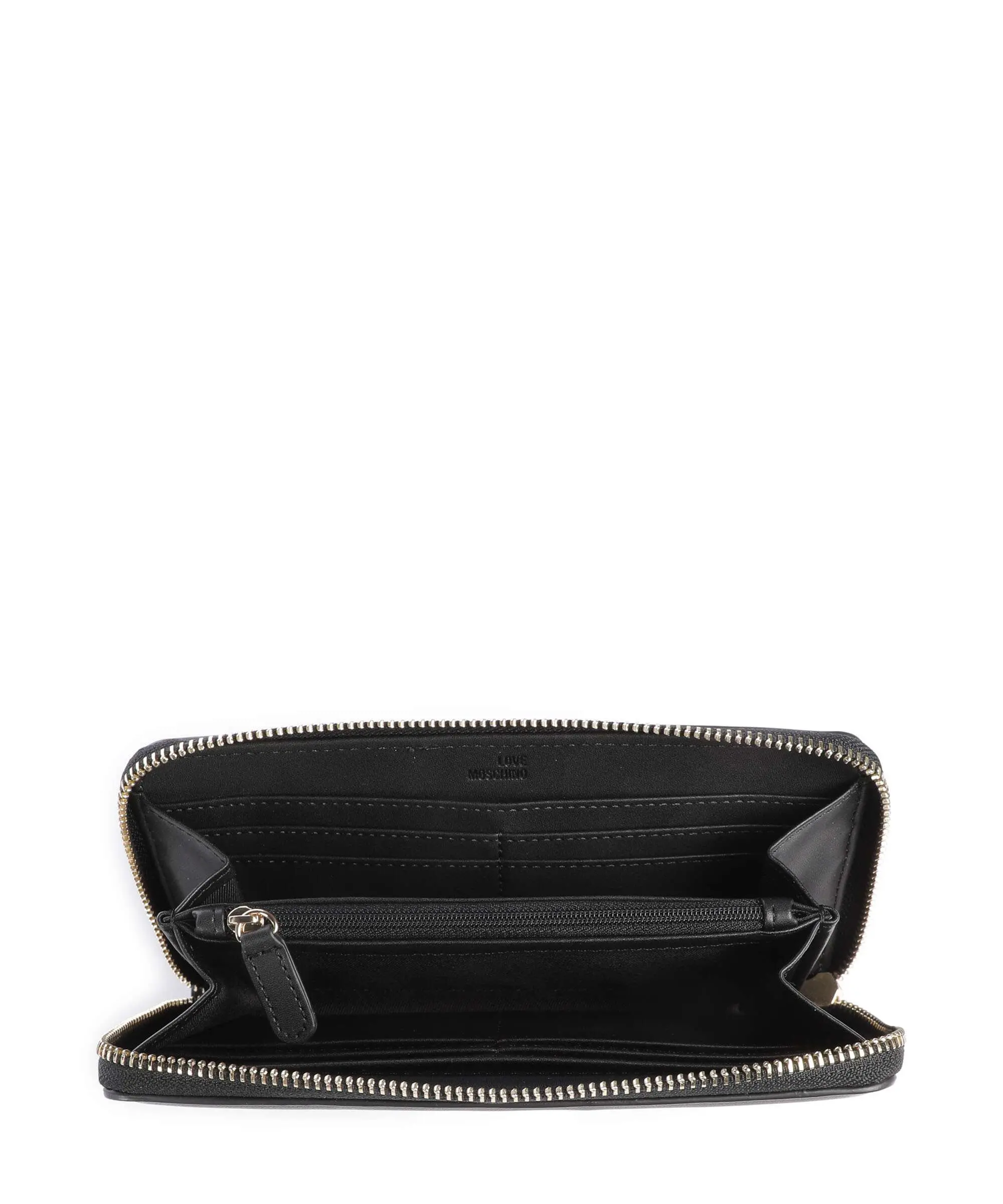 Love Moschino portafogli in ecopelle trapuntata nero argento JC5600PP0N-LA0 00B MOSCHINO LOVE 