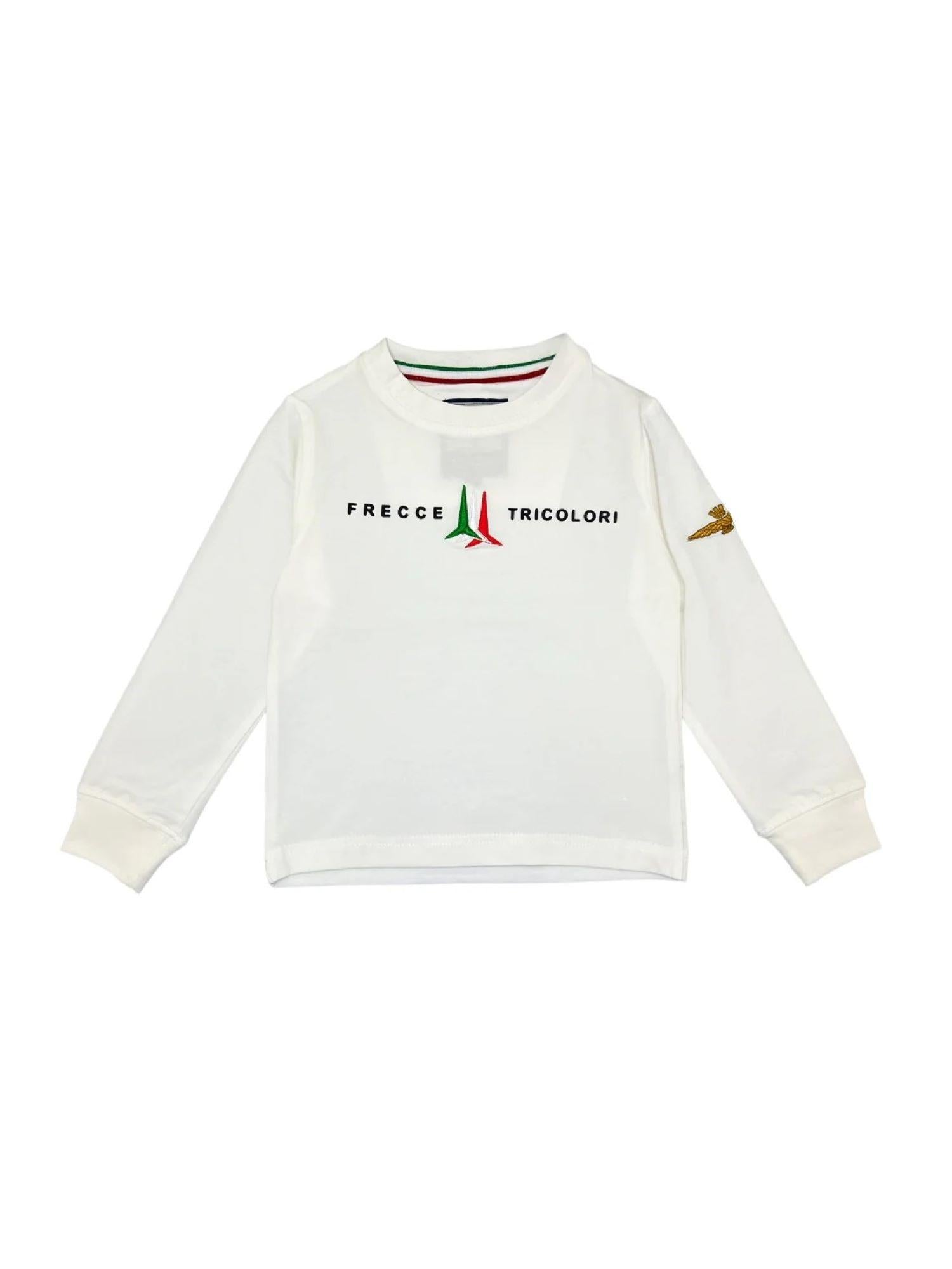 Aeronautica Militare T-shirt bambino manica lunga bianco 252TS0042A W02 AERONAUTICA MILITARE 