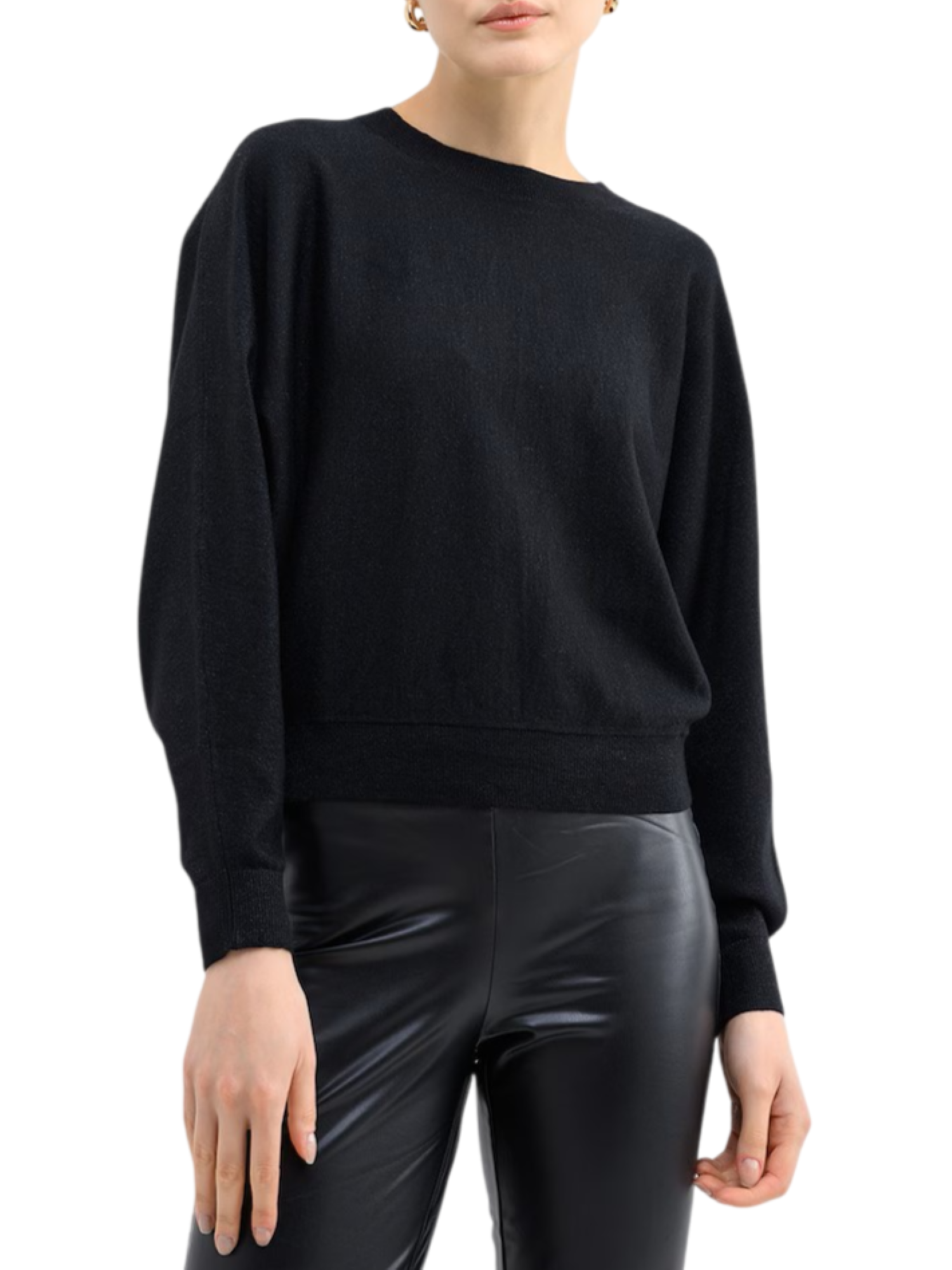 Vero Moda maglia donna in lurex nero 10336328 BLACK-DTM LUREX VERO MODA 