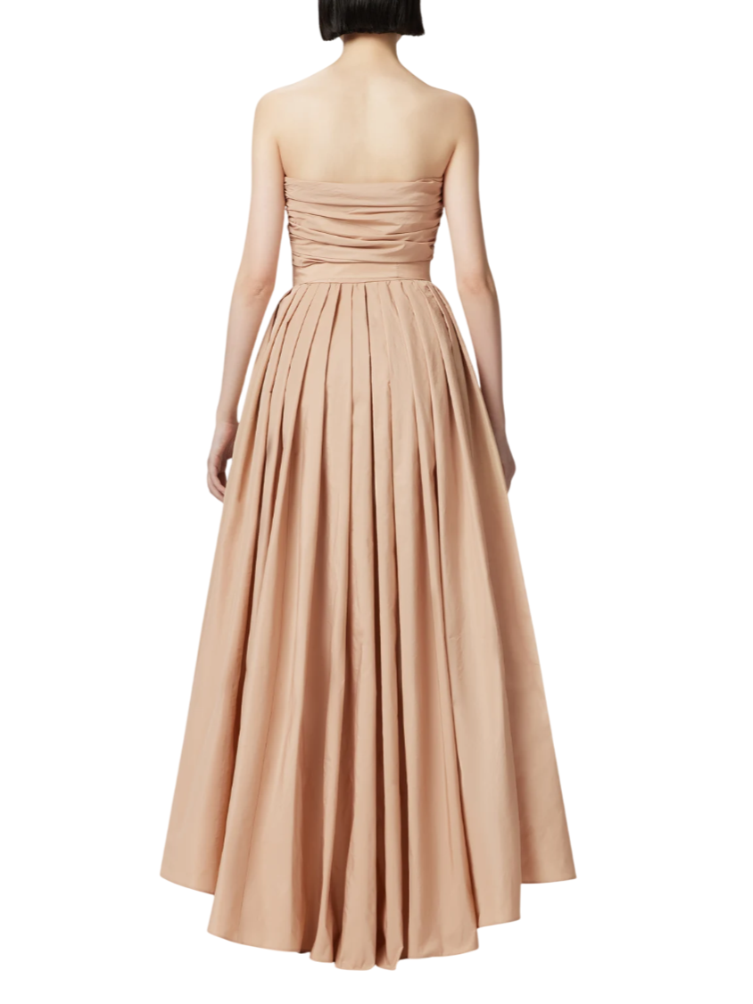 Pinko abito midi Pappagallo in taffetà rosa 104937-Y3LE N34 PINKO 