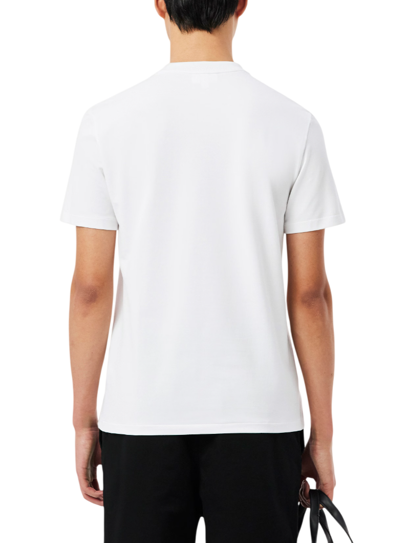 Lacoste T-shirt manica corta uomo in piquè bianco TH5060 001 LACOSTE 