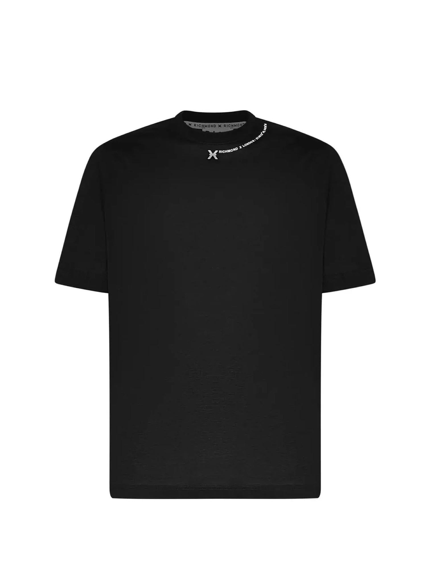 John Richmond T-shirt uomo manica corta Fyami nero UMP26038TS BLACK John RICHMOND 