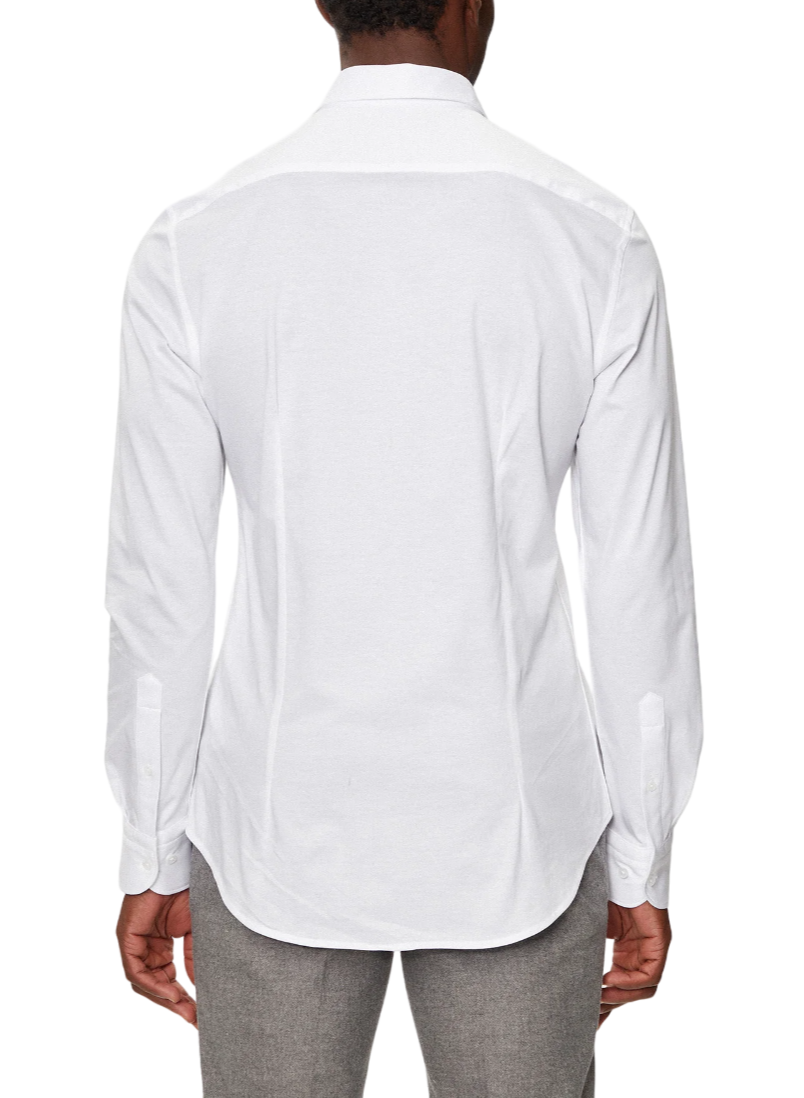 Tommy Hilfiger camicia manica lunga in cotone bianco MW0MW36913 YCF Tommy Hilfiger 