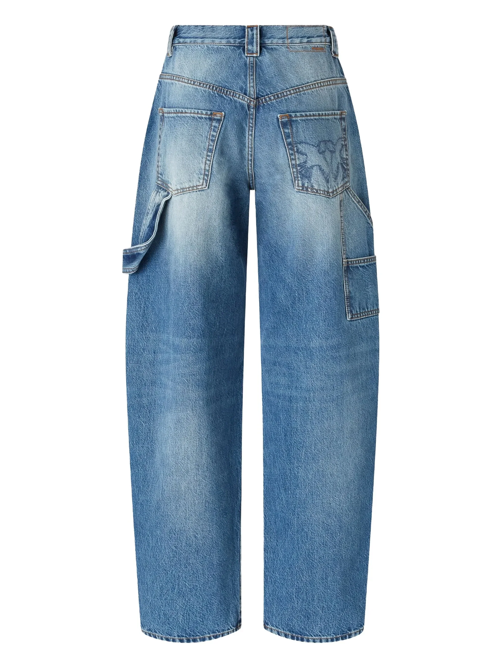 Pinko jeans Eloisette Balloon in denim lavaggio blu 105542-A2RP PJD PINKO 