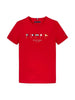 Tommy Hilfiger T-shirt maniche corte con bandierine rosso