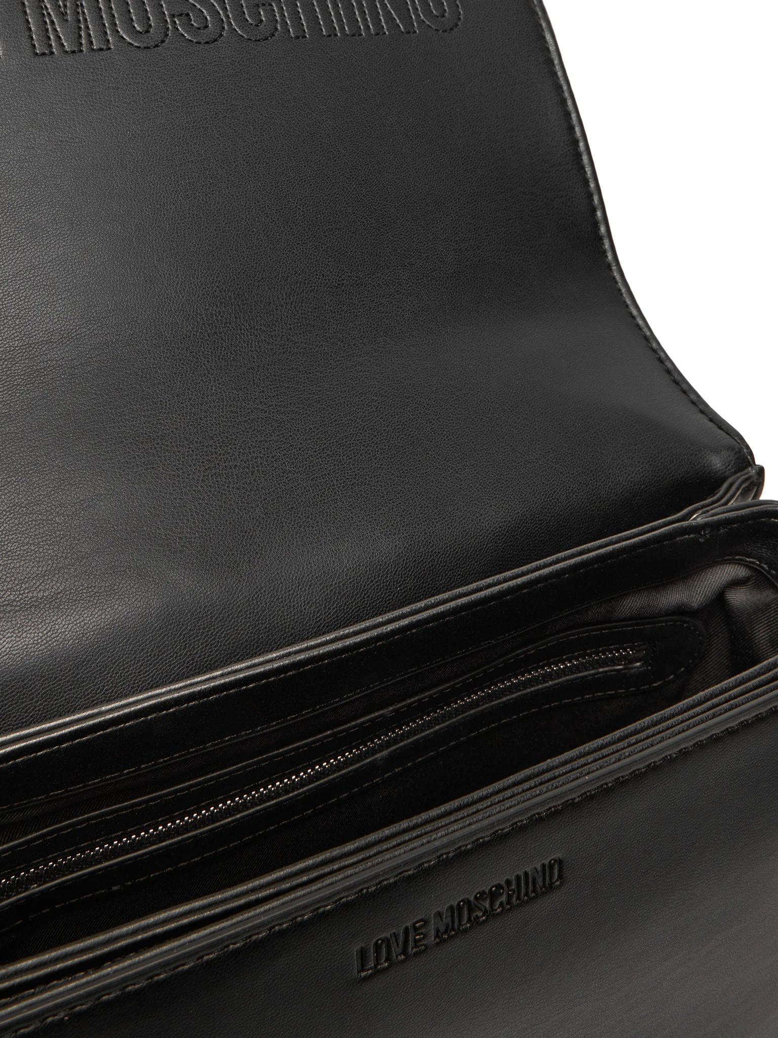 Love Moschino borsa a spalla in ecopelle trapuntata nero argento JC4000PP0N-LA0 00B MOSCHINO LOVE 