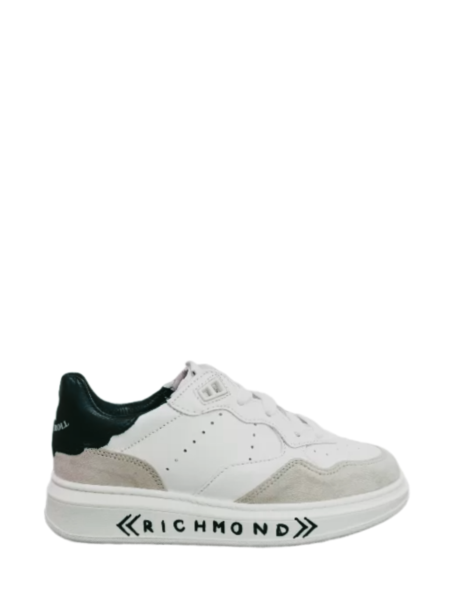 John Richmond sneakers in pelle e suede bianco 22804 E John RICHMOND 