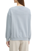Pinko felpa Nelly con ricamo Love Birds gioiello grigio