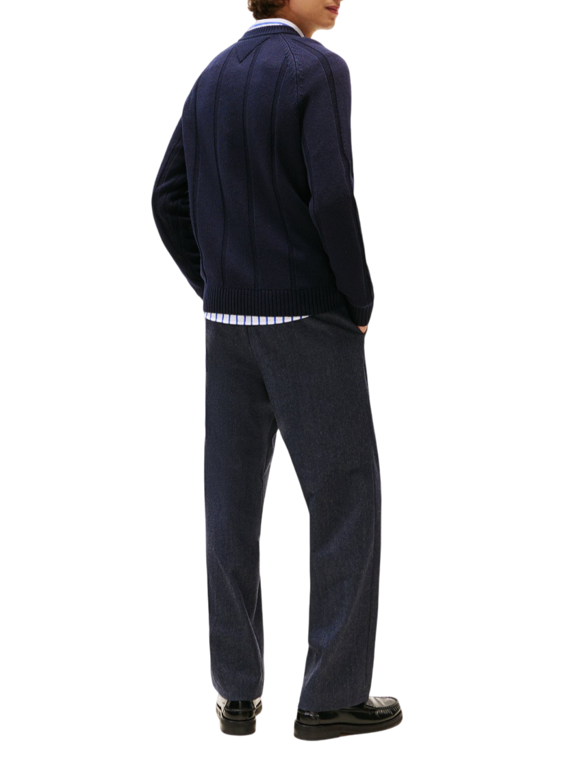 Tommy Hilfiger maglia uomo misto lana blu MW0MW40911 DW5 Tommy Hilfiger 