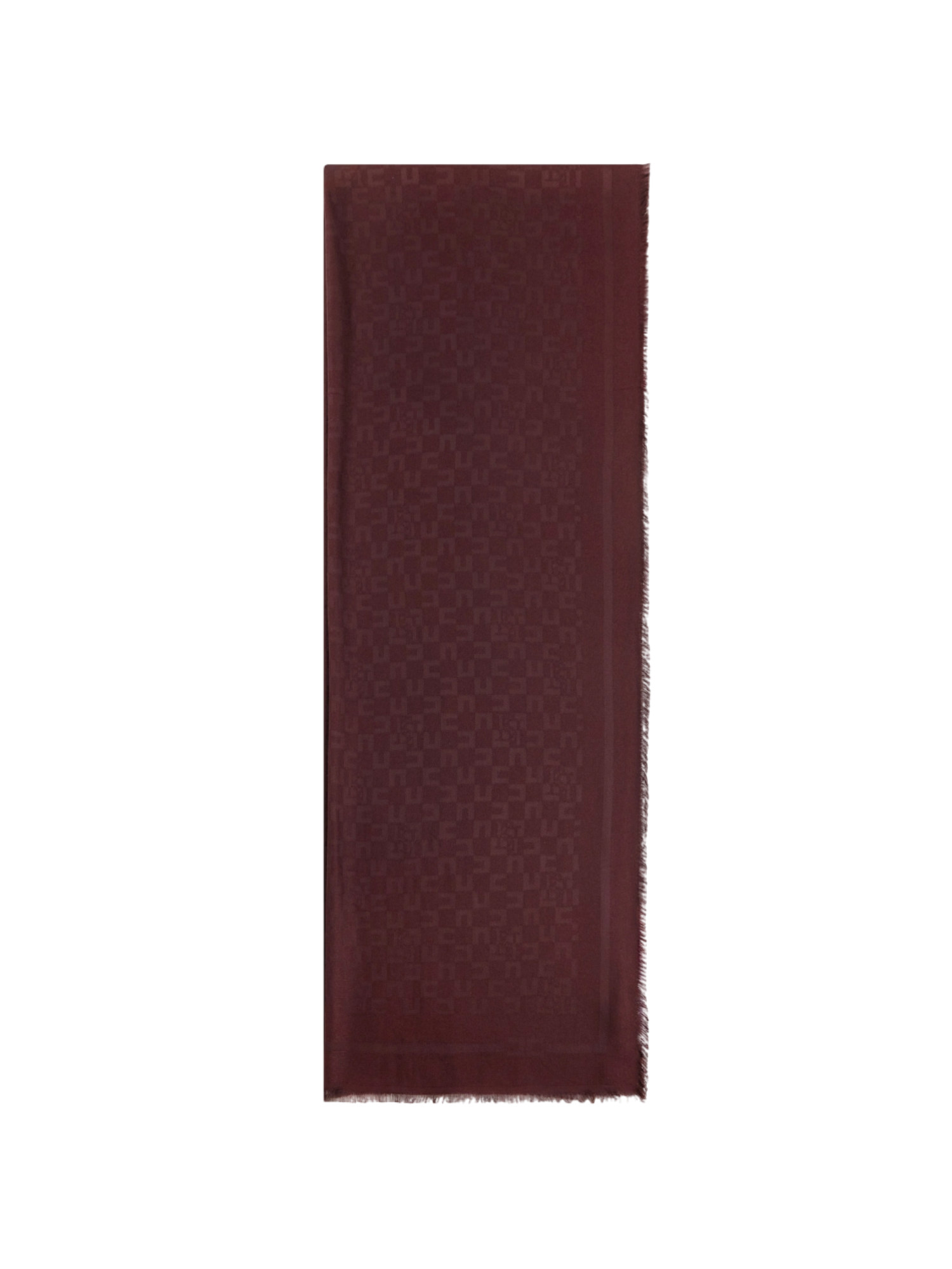 Elisabetta Franchi sciarpa in fantasia logata borgogna SC11F56E2 EA4 ELISABETTA FRANCHI 