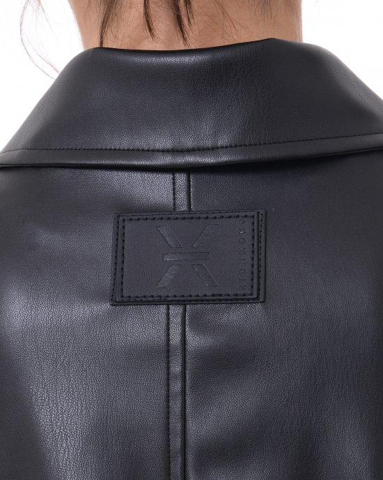 John Richmond giubbino crop in ecopelle Borghi nero UWP25084GB BLACK John RICHMOND 