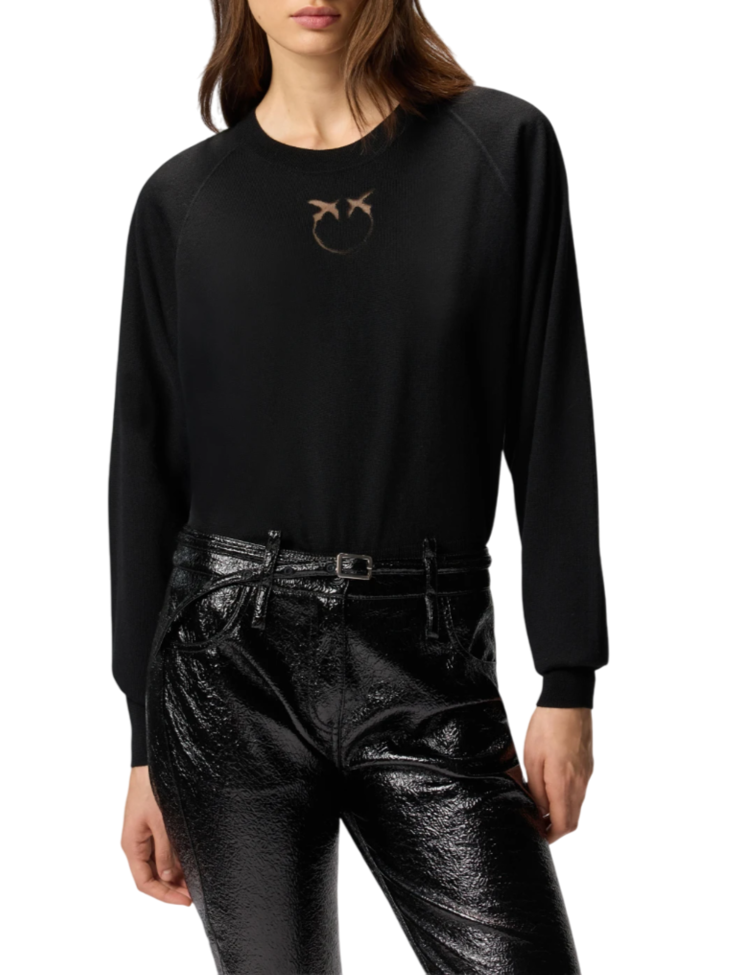 Pinko maglia Lanzarote in lana nero 105417-A18M Z99 PINKO 