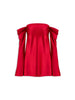 Aniye By abito corto Vera satin rosso