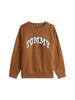 Tommy Hilfiger felpa Varsity con logo marrone